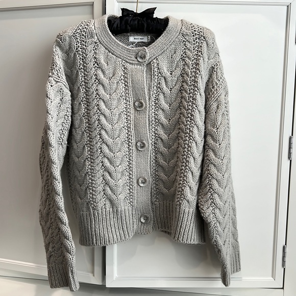 Mod Ref gray cardigan sweater size small - Picture 1 of 5